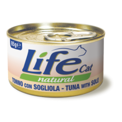 LIFE CAT 150 GR TONNO CON SOGLIOLA