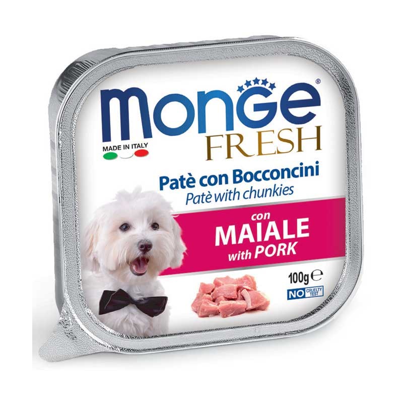 MONGE CANE FRESH MAIALE GR 100 VASCHETTA