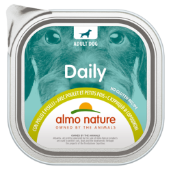 ALMO DOG DAILY MENU' GR 100 CON POLLO E PISELLI