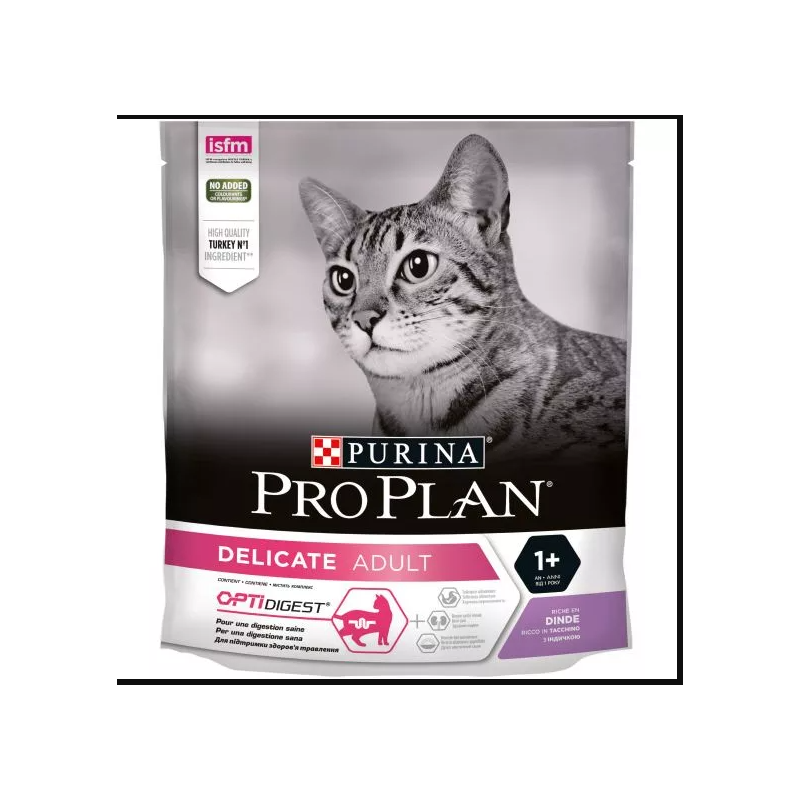 PRO PLAN GATTO DELICATE CON TACCHINO KG 1,5