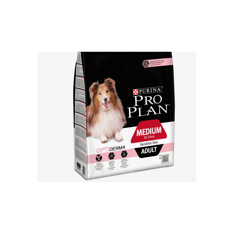 PRO PLAN DOG ADULT MEDIUM SENSITIVE SKIN SALMONE  KG 3 OPTI DERMA