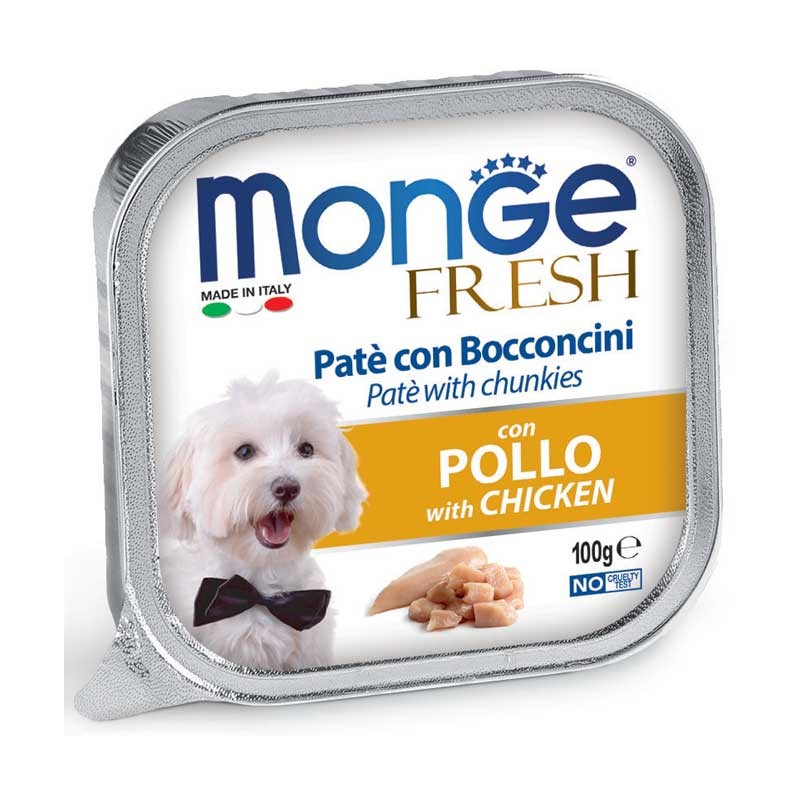 MONGE CANE FRESH POLLO GR 100 