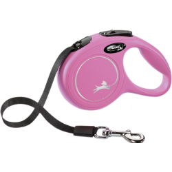 FLEXI XS ROSA FETTUCCIA 3 MT