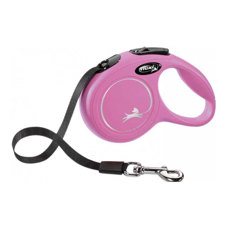 FLEXI XS ROSA FETTUCCIA 3 MT