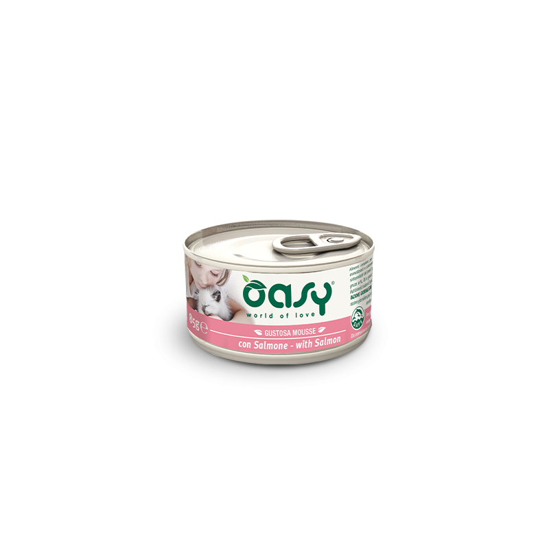 OASY CAT MOUSSE SALMONE GR 85