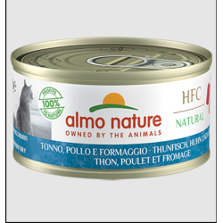 ALMO CAT 70 GR TONNO POLLO E FORMAGGIO NATURE