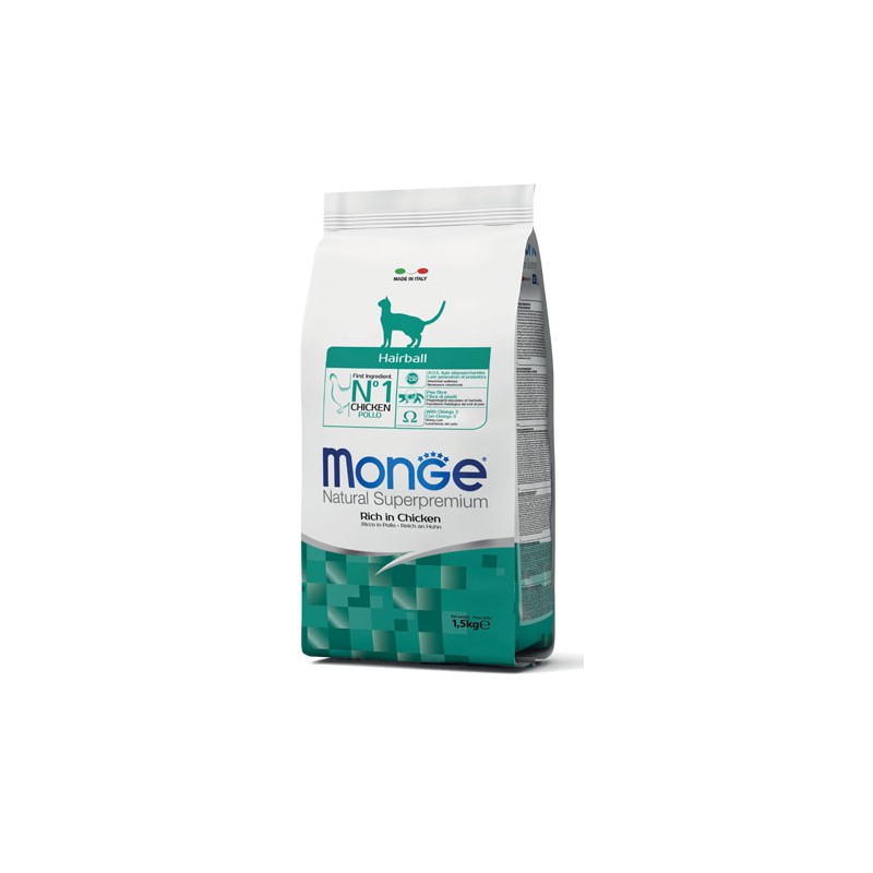 MONGE GATTO HAIRBALL KG 1,5 