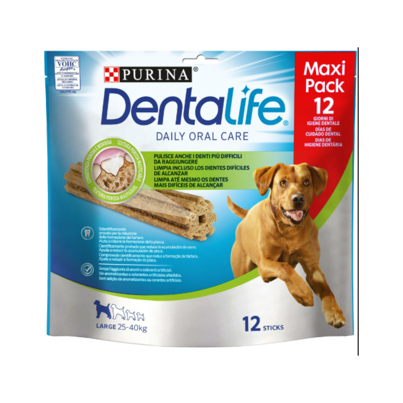 PURINA DENTALIFE LARGE 25/40 KG MAXI PACK 12 GIORNI