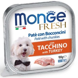 MONGE CANE FRESH TACCHINO GR 100 VASCHETTA