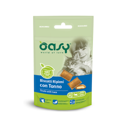 OASY CAT BISCOTTI RIPIENI CON TONNO GR 60