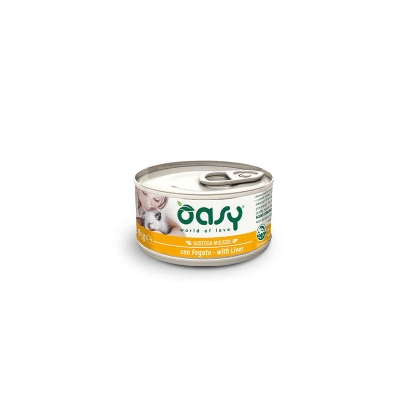 OASY CAT MOUSSE GR 85 FEGATO