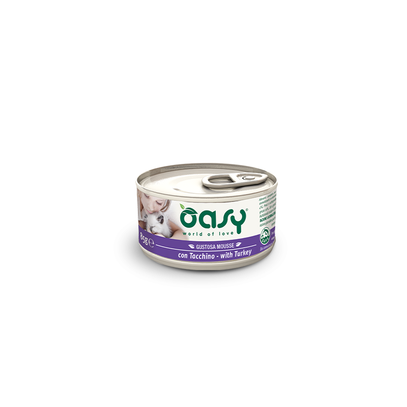 OASY CAT MOUSSE TACCHINO GR 85