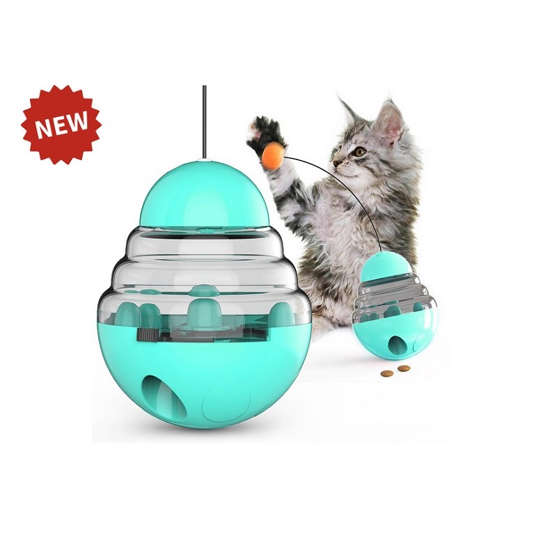 GIOCO GATTO INTERATTIVO TUMBLER CAT TREAT BALL TOY