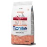 MONGE DOG MINI ADULT SALMONE & RISO GR 800